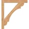 Ekena Millwork Olympic Block Smooth Bracket w/ Offset Brace, Western Red Cedar, 5 1/2"W x 36"D x 40"H BKT0604X36X40OLY05SWR - alternate 4